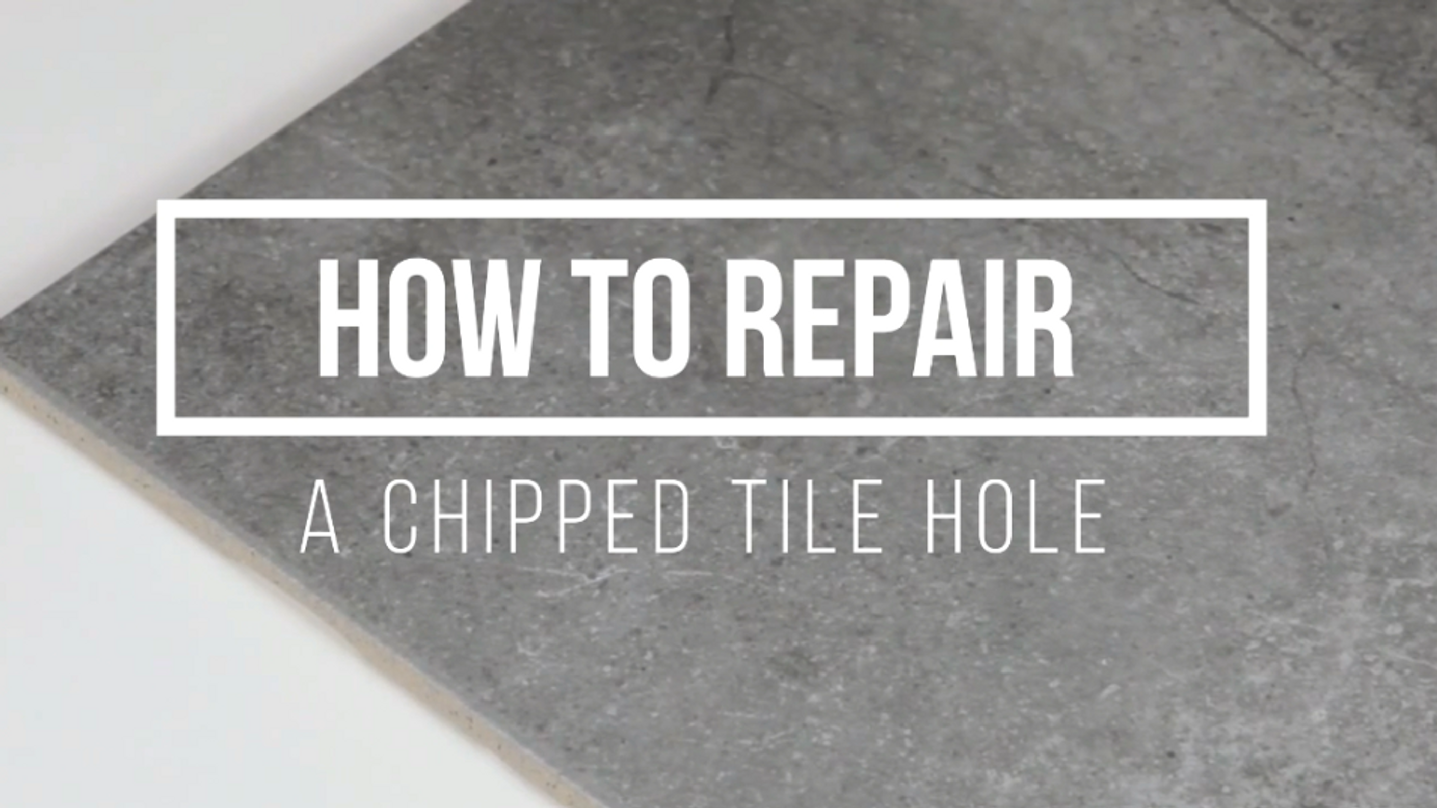 Grey Ceramic Tile Repair